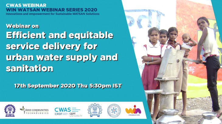 Efficient and equitable service delivery for  urban water supply and sanitation