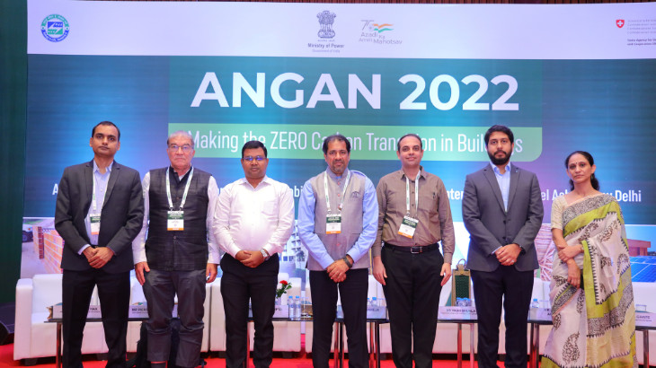 Prof. Rajan Rawal and Dr. Yash Shukla of CARBSE, CRDF joined panel discussion at 2nd International Conference and Exhibition on Building Energy Efficiency — ANGAN 2022 by BEE, Ministry of Power, GoI