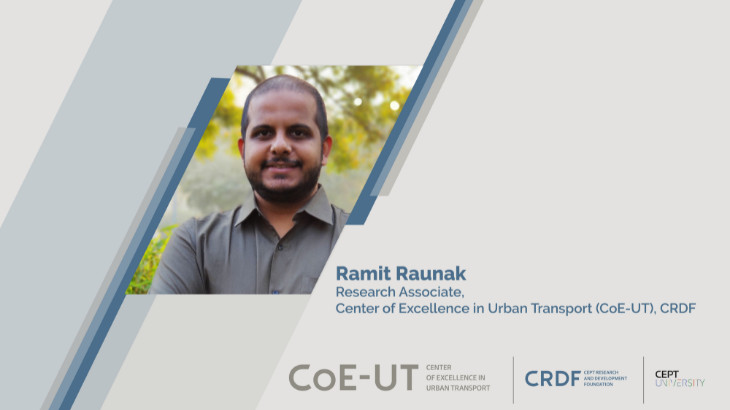 Ramit Raunak of CoE-UT participated in World Bank Youth Summit 2021