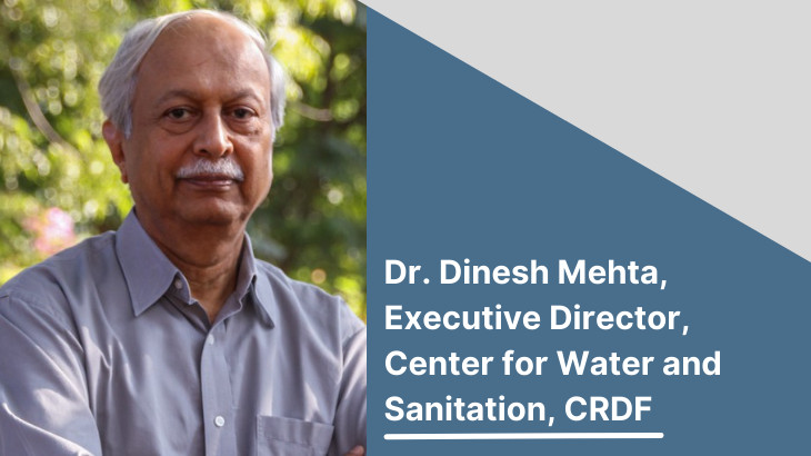 Dr. Dinesh Mehta speaks about safe sanitation practices and inclusive FSSM plans in Maharashtra