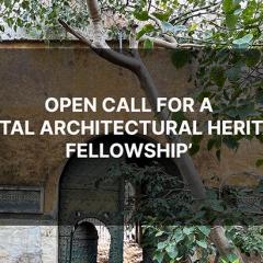 Open Call for a 'Digital Architectural Heritage Fellowship'