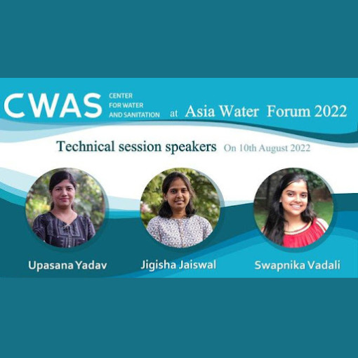 CWAS team members present at Asia Water Forum 2022