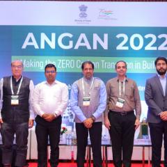 Prof. Rajan Rawal and Dr. Yash Shukla of CARBSE, CRDF joined panel discussion at 2nd International Conference and Exhibition on Building Energy Efficiency — ANGAN 2022 by BEE, Ministry of Power, GoI