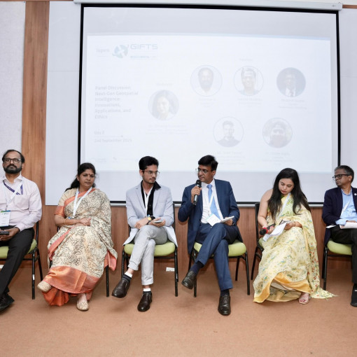 Session on Next-Gen Geospatial Intelligence at GIFTS Summit 2025 Moderated by Dr. Shivangi Somvanshi