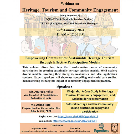 CHC at 'Heritage Tourism and Community Participation'