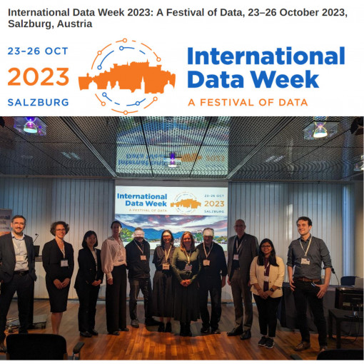 Dr Gandhi at International Data Week 2023