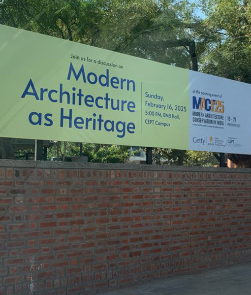 Getty, INTACH and CEPT University Open the In-Person Training on Modern Architecture Conservation in India