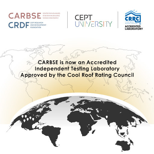 CARBSE is an AITL recognised by Cool Roof Rating Council (CRRC)