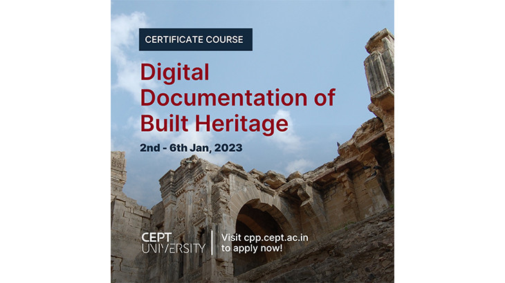 Certificate Course on Digital Documentation of Built Heritage