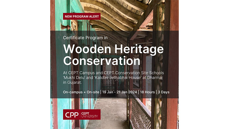 Certificate Course on Wooden Heritage Conservation