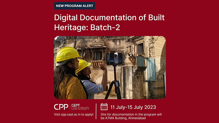 Certificate Course on Digital Documentation of Built Heritage (Batch-2)