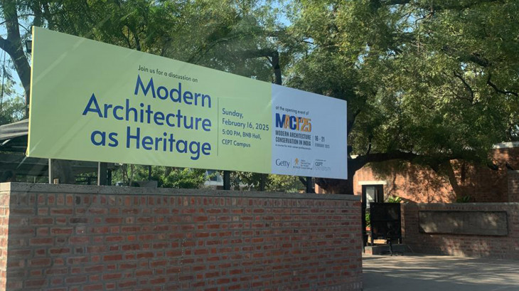 In-Person Component of Training Course ‘Modern Architecture Conservation in India-2025’
