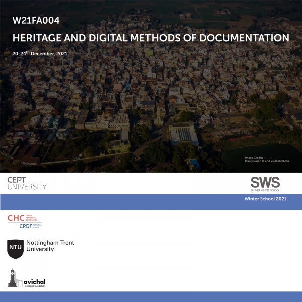 CEPT Winter School 2021: Heritage and Digital methods of Documentation