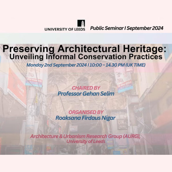 Keynote Lecture: Heritage Conservation Upside Down